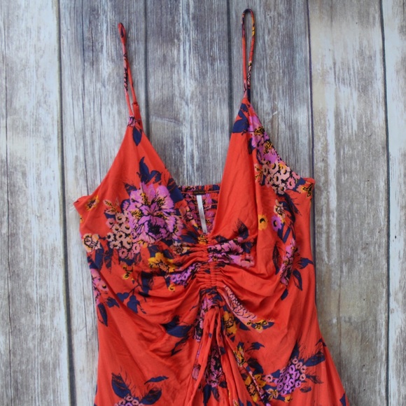 FreePeople Flowing Ruffle Dress - Picture 3 of 5